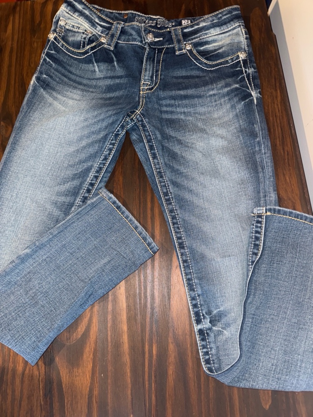 Miss Me Women's Skinny Jeans in Medium Blue Wash